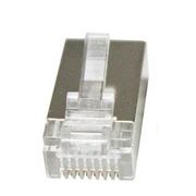 Conector RJ45 Macho 8 Polos Categoria 5E Incolor TM88 Metaltex