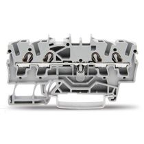 Conector Passagem Poliamida Cinza 550 V 22 A 2,50 Mm2 - 20021401 - WAGO