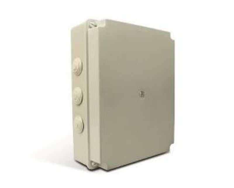 Caixa Passagem Termoplástico Cinza 384 x 304 x 120 mm ST44210N