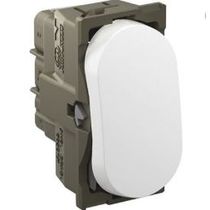 Módulo Interruptor Predial 1 Tecla Bipolar Paralela Embutir 250 V 10a Branca Nereya 663007 Pial