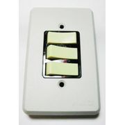 Interruptor Predial Embutir 3 Teclas Paralelas Champagne 250v 10a Com Placa 4 X 2" Cinza Silentoque 3106 Pial