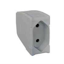 Plugue Fêmea Energia Predial Femea Desmontável Cinza 2 Polos 250 V 20 A Saída Axial Pial 615875 PIAL