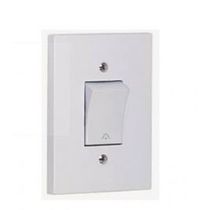 Interruptor Predial Embutir 1 Tecla Campainha Branca 250v 2a Com Placa 4 X 2" Branca Aquatic 64203 PIAL