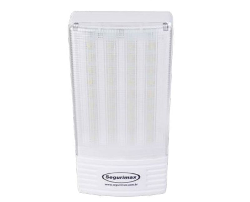 Luminária Iluminação Emergência LED 4W Bivolt 1,5 Horas 25114 Segurimax