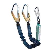 Talabarte Duplo Y Com ABS Tubular Poliéster Gancho 53mm 1300 Mm - HL032YACT - HERCULES