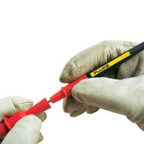 Ponta Prova Vermelha E Preta Pino Banana 2mm Liso Angular 90 Graus TL175 Fluke