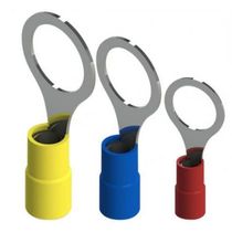 Terminal Elétrico Olhal Pre-Isolado 5mm 6mm2 Amarelo TP65 - INTELLI