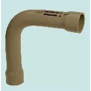 Curva Não Metálica Eletroduto 90 Graus Pvc Cinza Sem Rosca (Encaixe) 3/4" - 36005645 - TIGRE