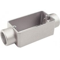 Condulete Alumínio C 3/4" Sem Rosca Cinza Com Tampa Sem Vedação CSR15 Wetzel