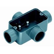 Condulete PVC C 1/2" Sem Rosca Cinza Sem Tampa CISR10 Wetzel