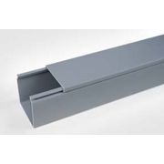 Canaleta PVC Cinza com Tampa 110 mm 80mm 2000mm - HD12F - Hellermann