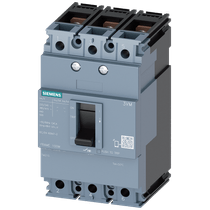 Disjuntor Caixa Moldada Tripolar Térmico/Magnético Fixos 380VCA 20A 25KA Sentron 3Vm10203Ed320Aa0 Siemens