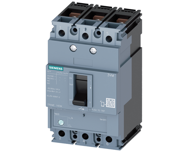 Disjuntor Caixa Moldada Tripolar Termomagnético 415V 40A 25KA