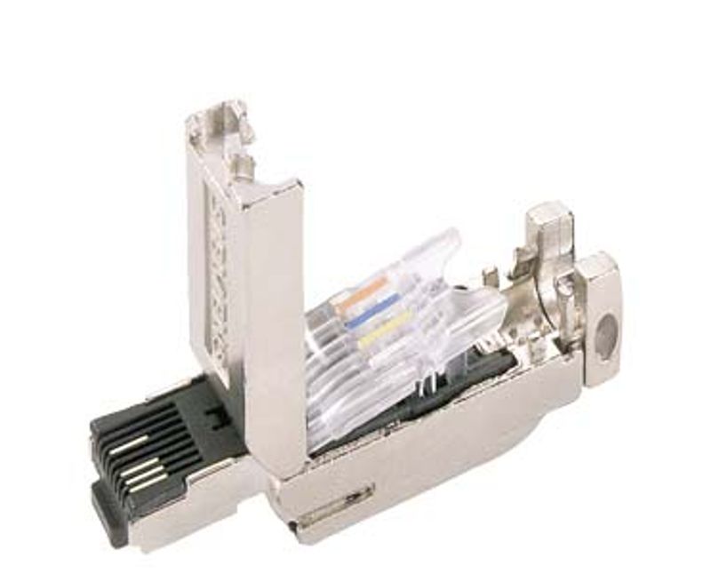 Conector Rj45 Macho Blindado 4 Polos Categoria 5 6GK1901 1BB10