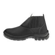 Bota Elástico Bidensidade Bico De Aço Preta 10VB48A Tamanho 35 CA 43339 Marluvas
