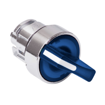 Cabecote Comutador Comando 2 Posições Azul ZB4BK1263 Schneider