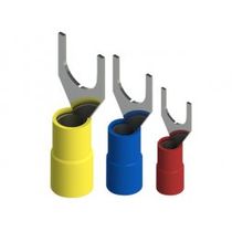 Terminal Elétrico Forquilha Pre-Isolado 5mm 2,5mm2 Azul TPF2,55 - INTELLI