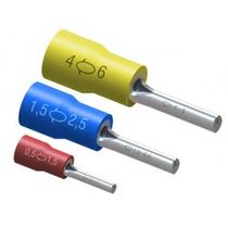 Terminal Elétrico Pino Pré-Isolado 16mm2 Azul - TPP1616 - INTELLI