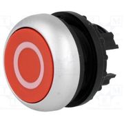 Frontal Botão Comando Redondo Faceado Vermelho 22,5 Mm - M22DRX0 - EATON