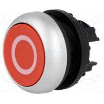 Frontal Botão Comando Redondo Faceado Vermelho 22,5 Mm - M22DRX0 - EATON
