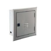 Caixa Telefonia Embutir Aço Carbono Cinza Fecho Plástico 200 X 200 X 135 mm TLBE2 CEMAR