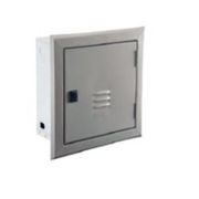 Caixa Telefonia Embutir Aço Carbono Cinza Fecho Plástico 200 X 200 X 135 mm TLBE2 CEMAR