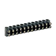 Conector Múltiplo Polipropileno Preto 12 Bornes 400 V 24 A 2,5 Mm2 - 34211 - CEMAR