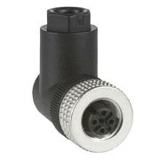 Acessorio Conector M12 Cotovelo 4P Sensor XZCC12FCM40B Telemecanique