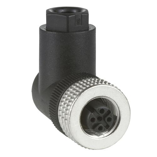 Acessorio Conector M12 Cotovelo 4P Sensor | Dimensional - Dimensional