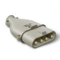 Tomada Potencia Movel Aluminio Macho 3 Pinos + Neutro+Terra 63A 380/440 V PNA63 KAP