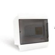 Quadro Distribuição Disjuntor Termoplástico Branca Embutir Din 8 Portas Opaca SCM8OBR Steck
