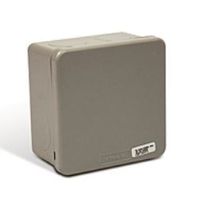 Caixa Passagem Sobrepor Termoplástico Cinza 80X80X45 Mm SSX088 Steck