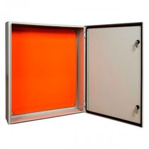 Quadro Comando Sobrepor Aço Carbono Bege Ral 7032 300 mm 200 mm 200 mm Comando Placa Standard 902303 CEMAR