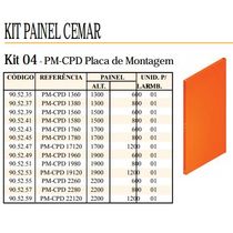 Placa Movel Quadro Eletrico Placa Lisa Laranja Ch13 Msg 2200 Mm 1200 Mm 905259 Cemar Legrand