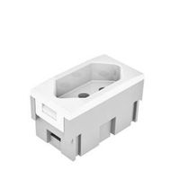 Módulo Tomada Predial 1 Módulo Branca 2 Polos + Terra 10A 250V DX9923310 Dutotec