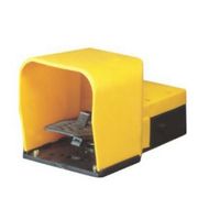 Pedal Comando Simples 1 Estagio Com Capa Protetora Amarelo 1NA+1nf-Steck
