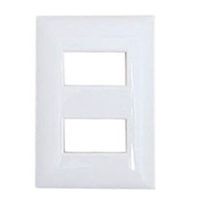 Placa 2 Postos Verticais 4X2" Branca Thesi M5P2 Pial Legrand