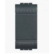 Módulo Interruptor Predial 1 Tecla Simples Embutir 250 V 16a Anthracite SL4001NF PIAL