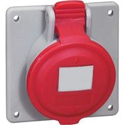 Tomada Industrial Não Metalica Embutir Femea 3 Polos + Terra 32A 380415V Vermelha 555288 Cemar Legrand