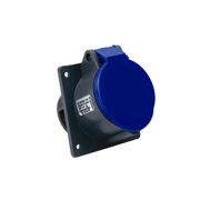 Tomada Embutir Fêmea 3 Polos + Neutro + Terra 16A 250V Azul 9H Steck