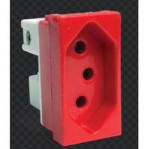 Tomada Vermelho 2 Polos + Terra 20A 250V S/ Placa Stella 868061 Steck