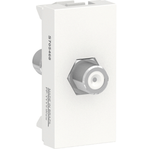 Módulo Tomada Cabo Coaxial Tv (Padrao) Embutida 1 Módulo Branca Orion Schneider