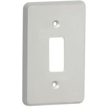Placa 1 Posto Vertical 4 X 2" Cinza Silentoque 8501 PIAL