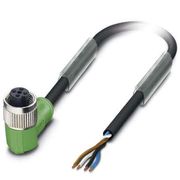 Conector Sensor Femea Angular 4 Polos M12 3M 1668234 Phoenix Contact
