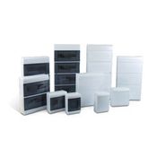 Quadro Distribuição Disjuntor Termoplástico Branca Sobrepor Din 5 140 x 210 x 96 mm Sem Barramento Porta Opaca SCV5PO Steck