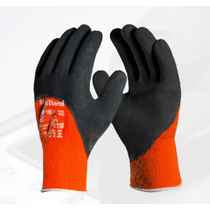 Luva Proteção Mecanica Termica Laranja/Preta Maxitherm Tamanho P DVS