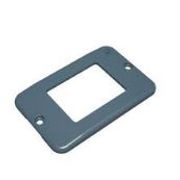 Tampa Não Metálica Condulete PVC Cinza 3 Postos Horizontais 1" Tigre 36005491 Tigre