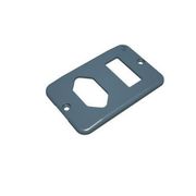 Tampa Não Metalica Condulete PVC Cinza 2 Posto HexagonAlumínio Sep 1 Tom + 1 Int 1" Tigre 36005890 Tigre