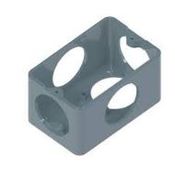 Condulete Não Metálico Múltiplo PVC X 1/2 1" Sem Rosca Cinza Sem Tampa 5e 36005319 Tigre