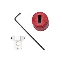 Bloqueio Regulador Ar Aluminio/Nylon Reforcado Com Fibra De Vidro Vermelho 64539 Brady